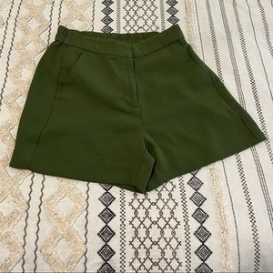 J by jcrew green shorts; good as new! Size 2! Medium length.